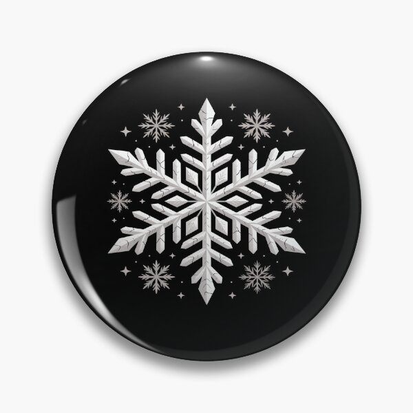 Item preview, Elegant Geometric Winter Snowflake designed and sold by MooonTees.
