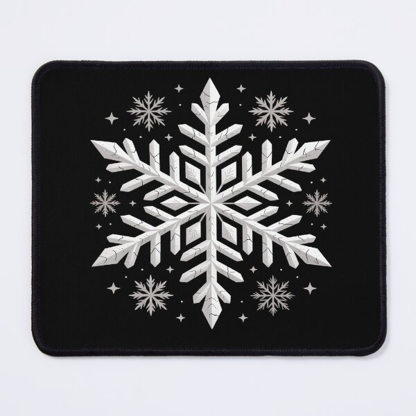 Item preview, Elegant Geometric Winter Snowflake designed and sold by MooonTees.