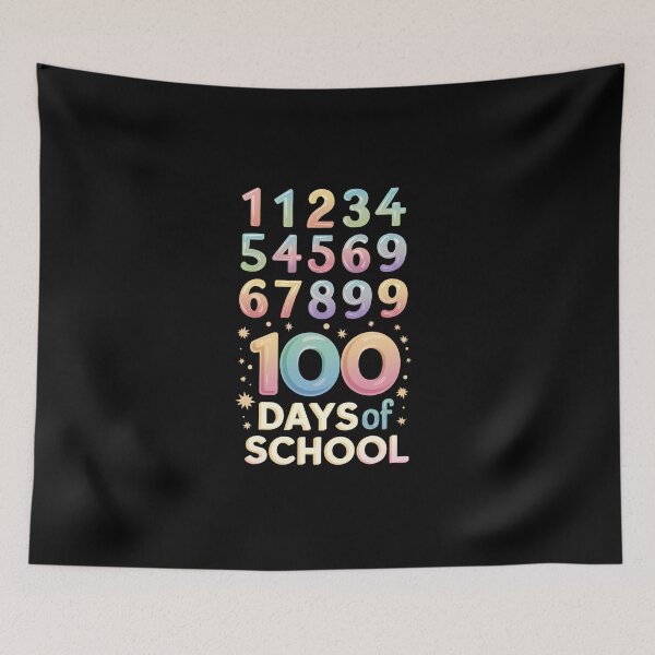 Item preview, 100th Day of School Teacher designed and sold by yvonnickStore.