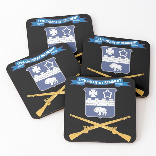Item preview, Army - 17th Infantry Regiment - Branch w Ribbon X 300 designed and sold by Military Insignia Products.
