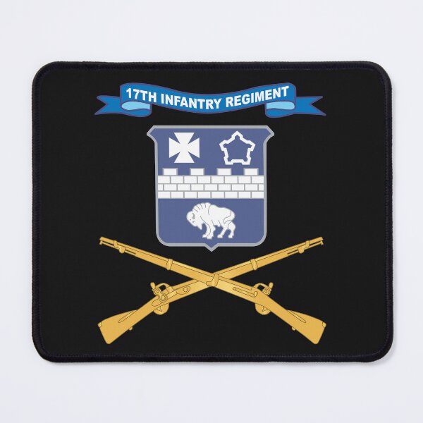 Item preview, Army - 17th Infantry Regiment - Branch w Ribbon X 300 designed and sold by Military Insignia Products.