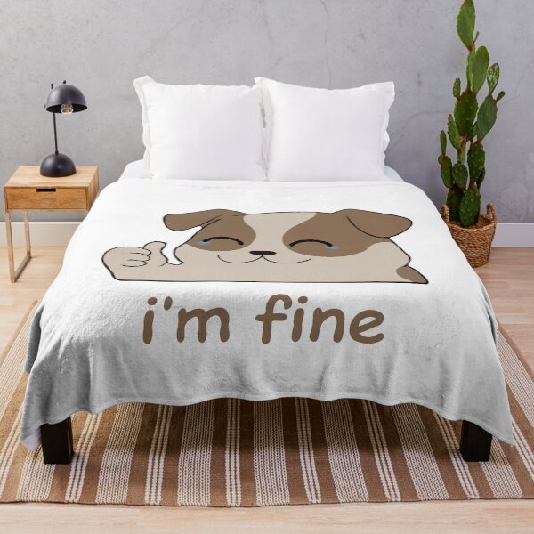Item preview, Crying Dog I'm Fine designed and sold by Gkinoki.