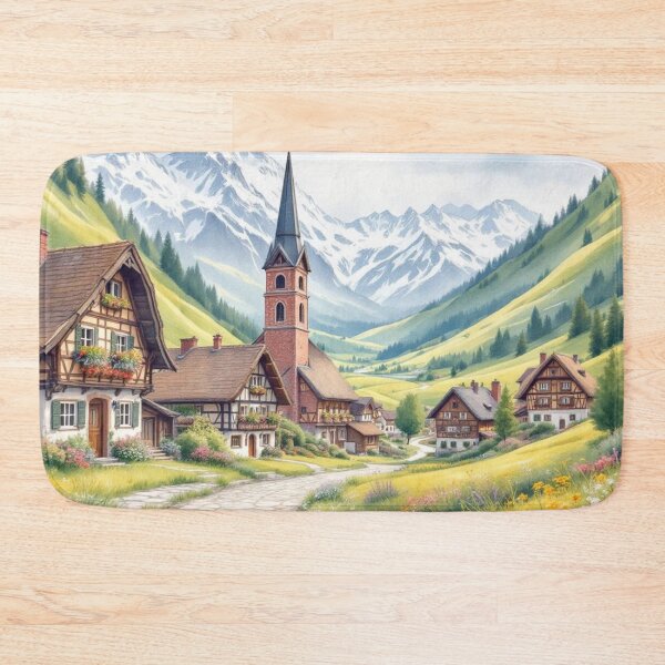 Item preview, Alpine village (Austria) designed and sold by jefboutique6150.
