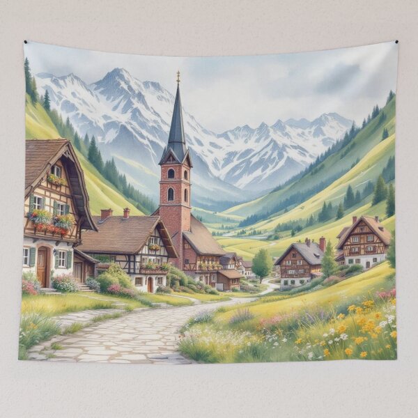 Item preview, Alpine village (Austria) designed and sold by jefboutique6150.