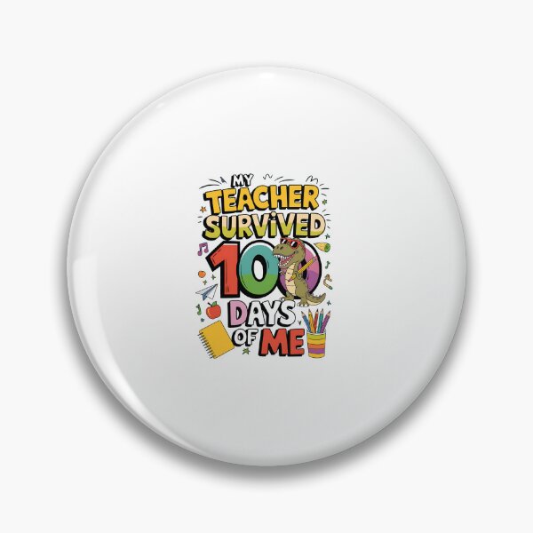 Item preview, 100th Day Of School My Teacher Survived designed and sold by FortuneFull.