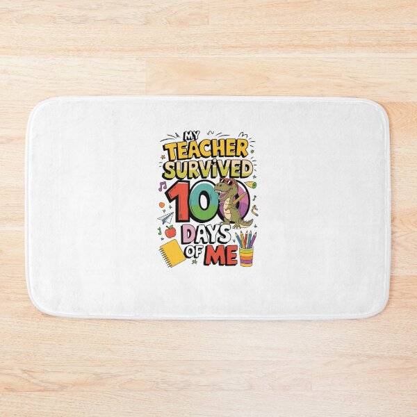 Item preview, 100th Day Of School My Teacher Survived designed and sold by FortuneFull.