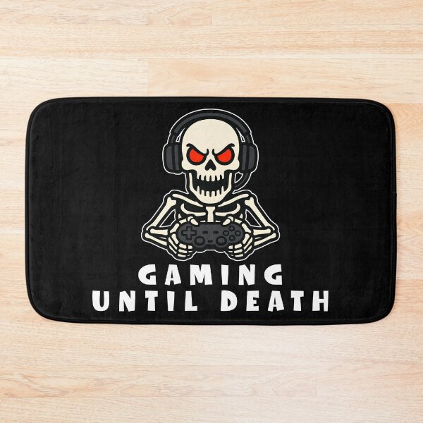 Item preview, Gaming Until Death Hardcore Gamer Skull Design with Controller designed and sold by Bawek85Designs.