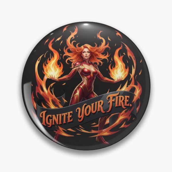 Item preview, Ignite Your Fire T-Shirt | Phoenix Energy & Inner Strength Art | Power Pose Empowerment Pop Art designed and sold by BoldBloomArt.