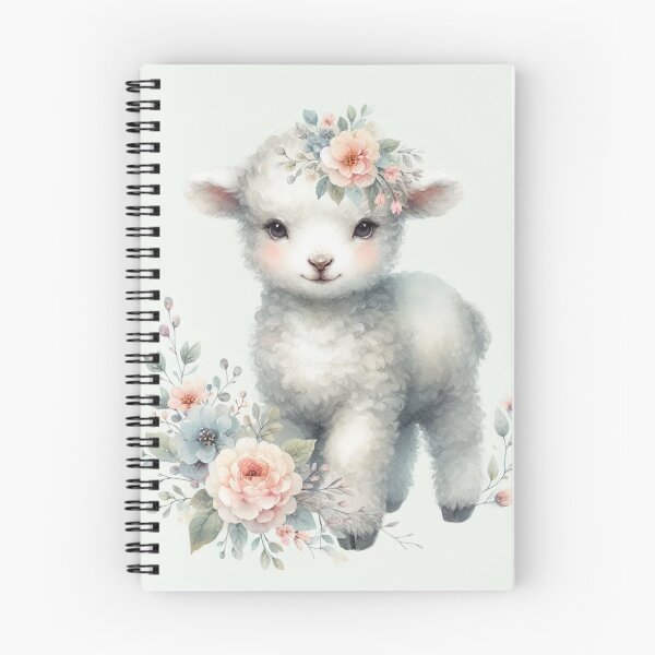 Item preview, Adorable Baby Lamb Art designed and sold by Nicole-Cherie.