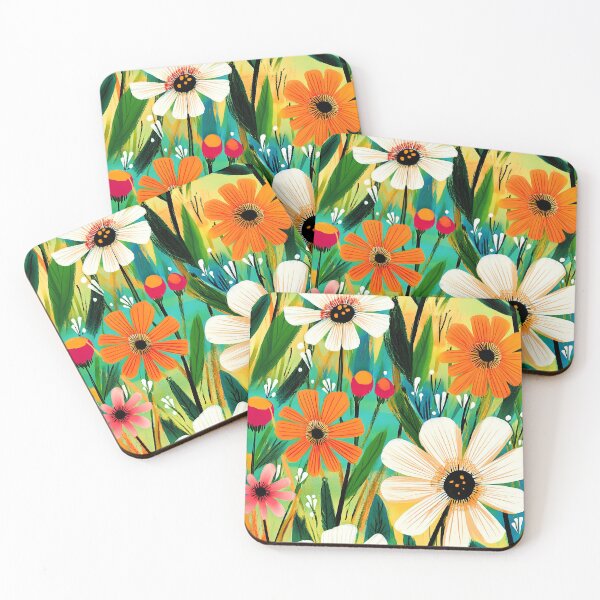 Item preview, Vibrant And Bright Colorful Flowers In Garden Art designed and sold by DEC02.