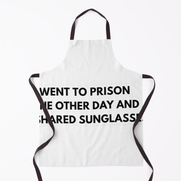 Item preview, Morbid Prison 'Shared Sunglasses' Joke Sticker designed and sold by FUNNY PAW.