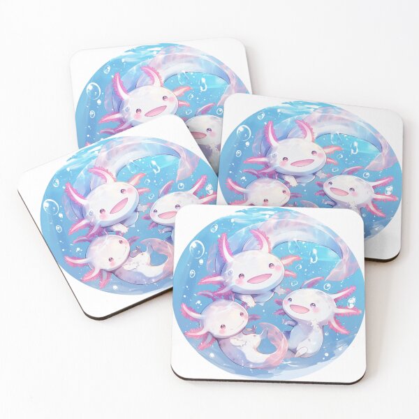 Item preview, Cute happy axolotls designed and sold by SMARTKIT  DESIGNAGENCY.