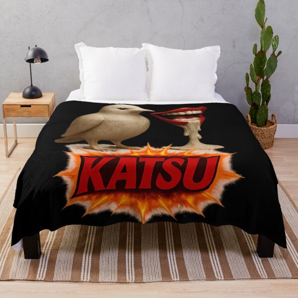 Item preview, White Clay Bird with Evil Grin & Clay – KATSU Surreal Anime Art designed and sold by FUIRY .