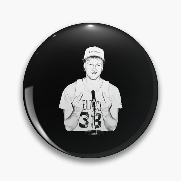 Item preview, Retro Larry Bird Middle Finger Smile  designed and sold by Conoineda.