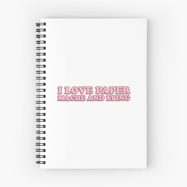 Item preview, I Love Paper Mache and Lying designed and sold by wordswithfonts.