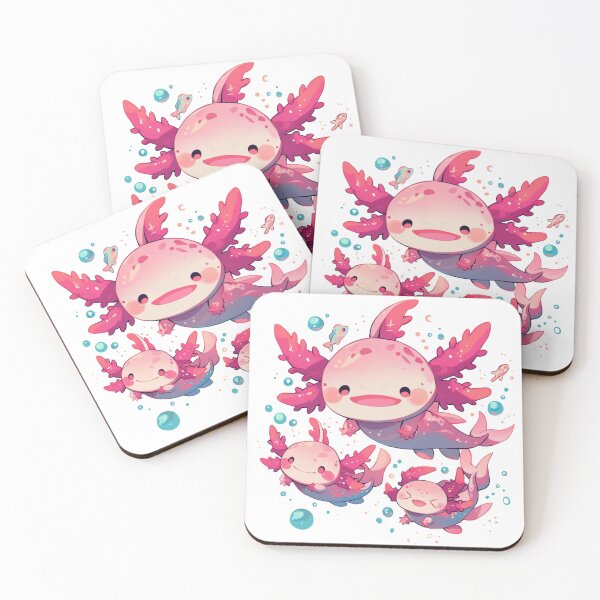 Item preview, Cute happy axolotls designed and sold by SMARTKIT  DESIGNAGENCY.