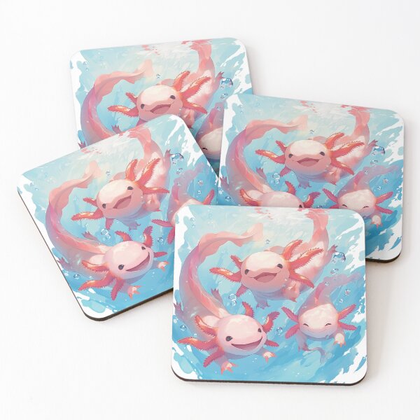 Item preview, Cute happy axolotls designed and sold by SMARTKIT  DESIGNAGENCY.