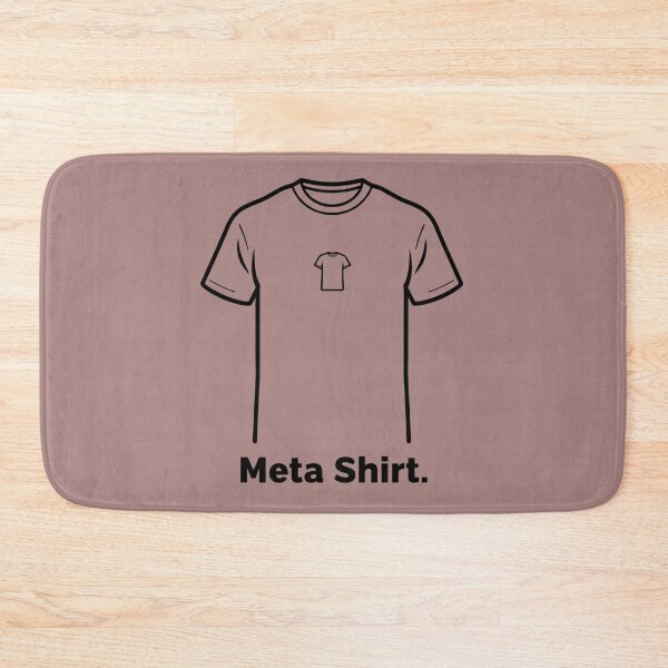 Artikelvorschau, Meta-Shirt – Lustiges minimalistisches Meta-Design entworfen und verkauft von EchopawCo.
