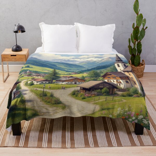 Item preview, Village in the valley (Austria) designed and sold by jefboutique6150.