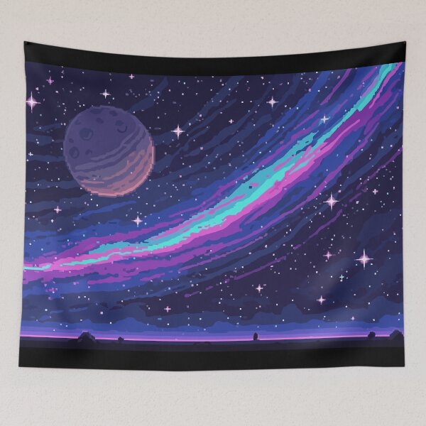 Item preview, Pixel Cosmic Landscape designed and sold by xmoudx.