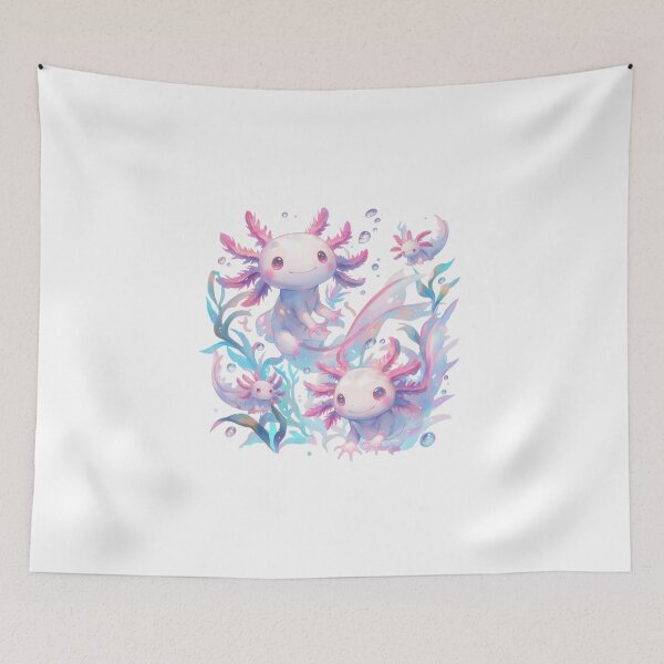Item preview, Cute happy axolotls designed and sold by SMARTKIT  DESIGNAGENCY.