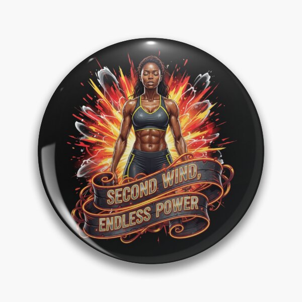 Item preview, "Second Wind Endless Power" T-Shirt | Intense Workout Motivation Pop Art designed and sold by BoldBloomArt.