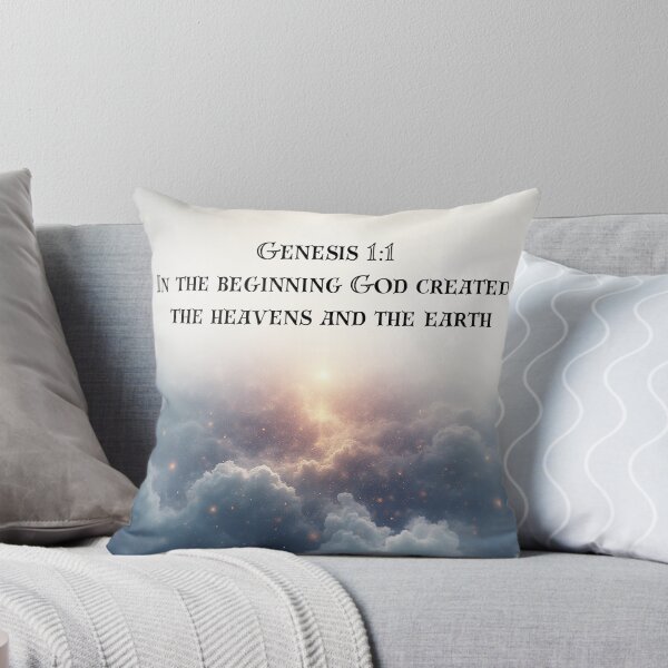 Item preview, Genesis 1:1 Graphic Verse designed and sold by psalm23heals.