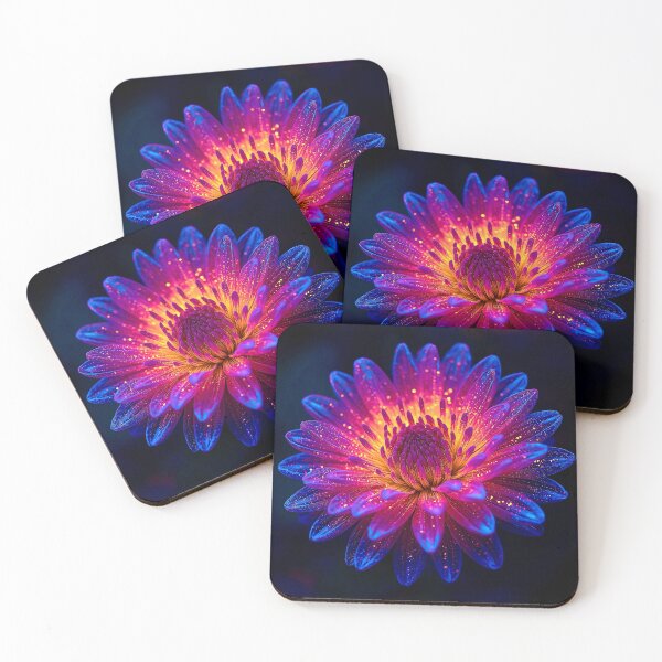 Item preview, Stellar Burst - Cosmic Explosion Flower Macro Art Print designed and sold by Then & Now Flora.