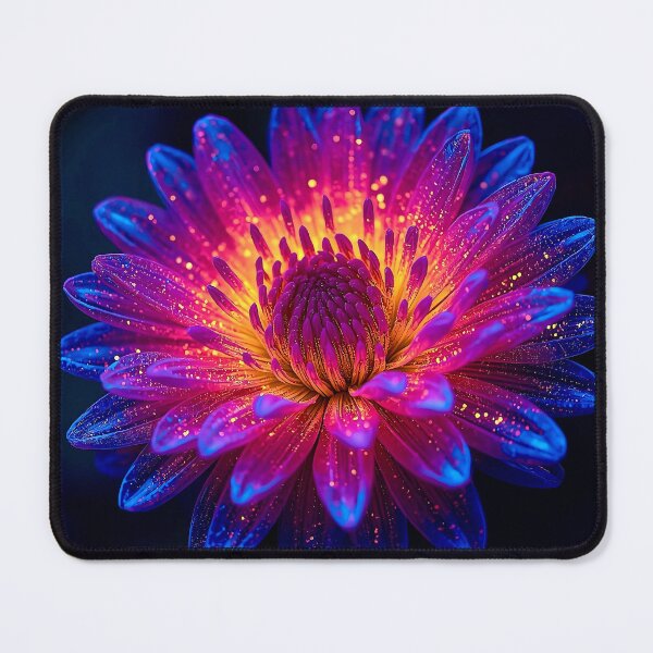Item preview, Stellar Burst - Cosmic Explosion Flower Macro Art Print designed and sold by Then & Now Flora.