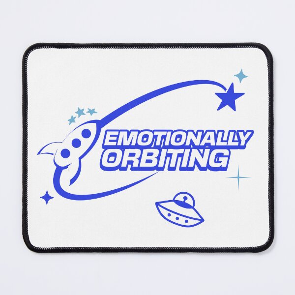 Item preview, Emotionally Orbiting Neon Blue (Deep Space Freeze Response) designed and sold by RealLifeMerchies.