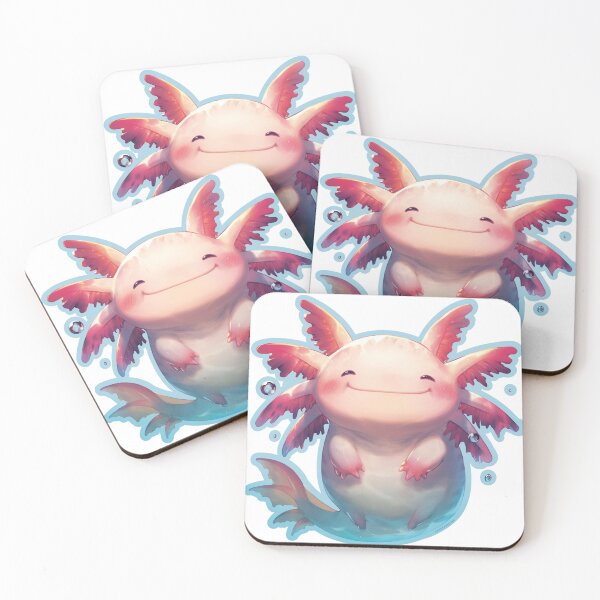 Item preview, Cute happy axolotl designed and sold by SMARTKIT  DESIGNAGENCY.