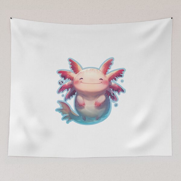 Item preview, Cute happy axolotl designed and sold by SMARTKIT  DESIGNAGENCY.