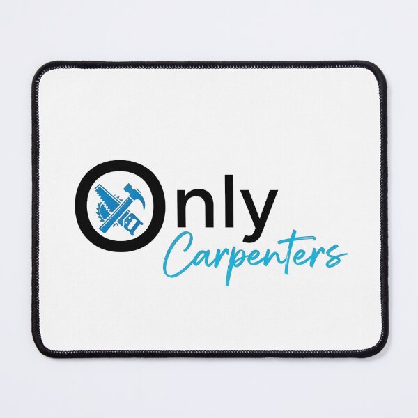Item preview, Only Carpenters funny lawn mower blue designed and sold by MoodimalStudio.