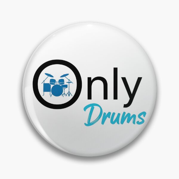 Item preview, Only Drums funny drum mower blue designed and sold by MoodimalStudio.