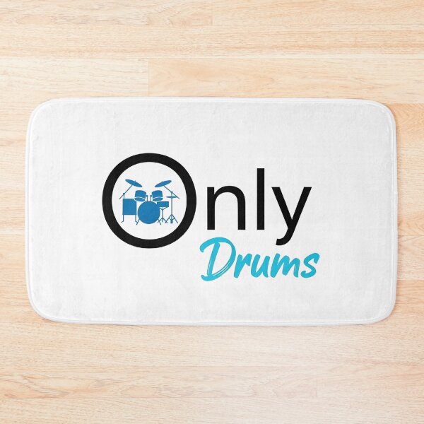 Item preview, Only Drums funny drum mower blue designed and sold by MoodimalStudio.