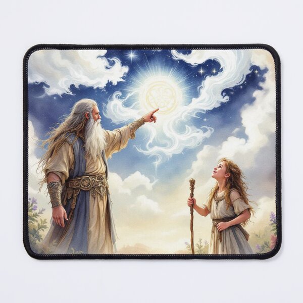 Item preview, Druid and his young pupil (Celts) designed and sold by jefboutique6150.