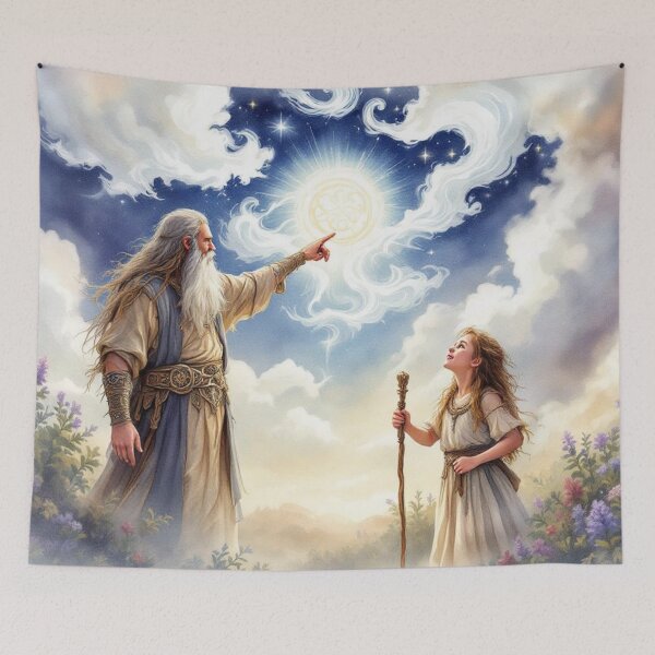 Item preview, Druid and his young pupil (Celts) designed and sold by jefboutique6150.