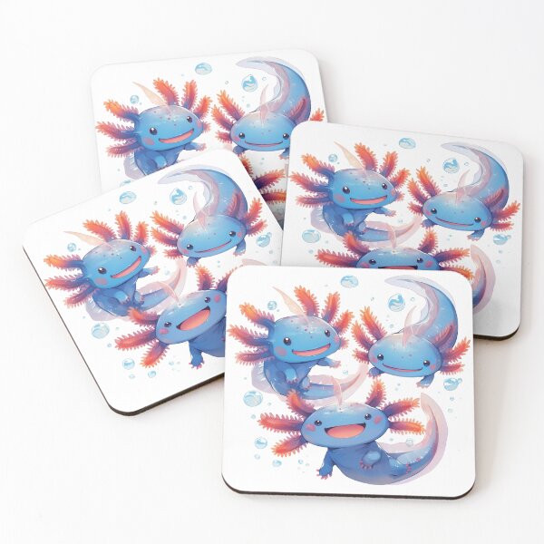 Item preview, Cute happy axolotls designed and sold by SMARTKIT  DESIGNAGENCY.