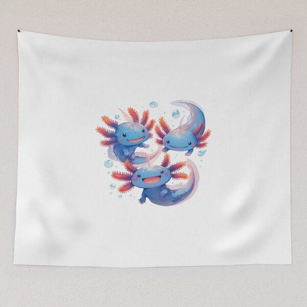 Item preview, Cute happy axolotls designed and sold by SMARTKIT  DESIGNAGENCY.