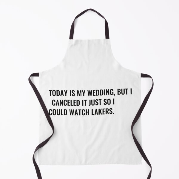 Item preview, Wedding Canceled for Lakers Game Fan Sticker designed and sold by FUNNY PAW.