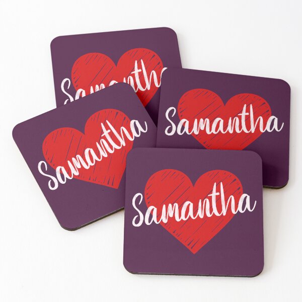 Item preview, Samantha Name Red Heart  designed and sold by Jeallan Designs.