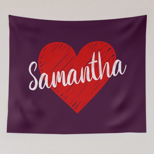 Item preview, Samantha Name Red Heart  designed and sold by Jeallan Designs.