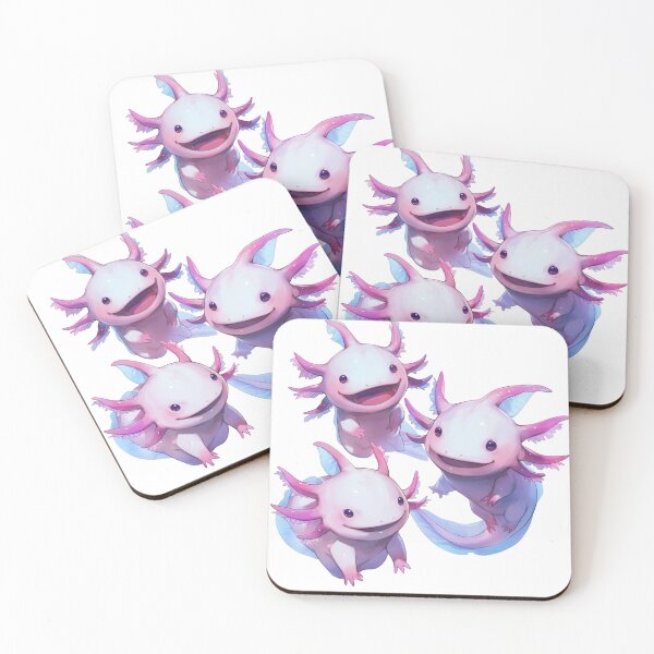 Item preview, Cute happy axolotls designed and sold by SMARTKIT  DESIGNAGENCY.