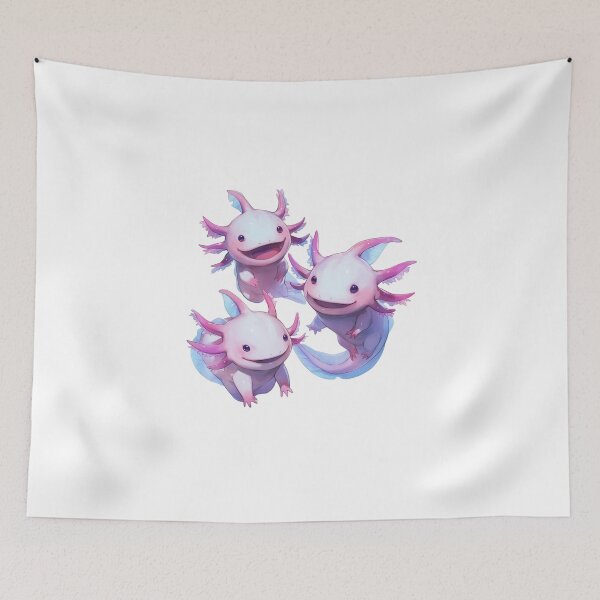 Item preview, Cute happy axolotls designed and sold by SMARTKIT  DESIGNAGENCY.