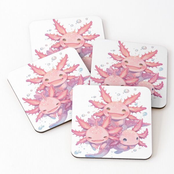 Item preview, Cute happy axolotls designed and sold by SMARTKIT  DESIGNAGENCY.
