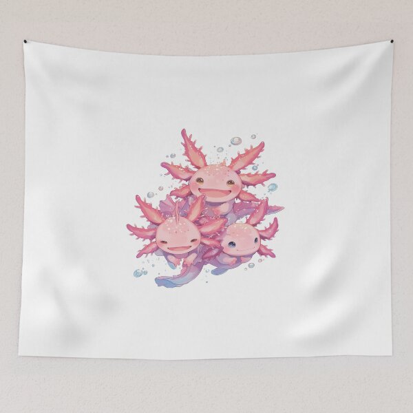 Item preview, Cute happy axolotls designed and sold by SMARTKIT  DESIGNAGENCY.
