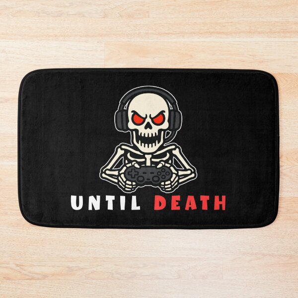 Item preview, Until Death Hardcore Gamer Skull Design with Controller and Headset designed and sold by Bawek85Designs.