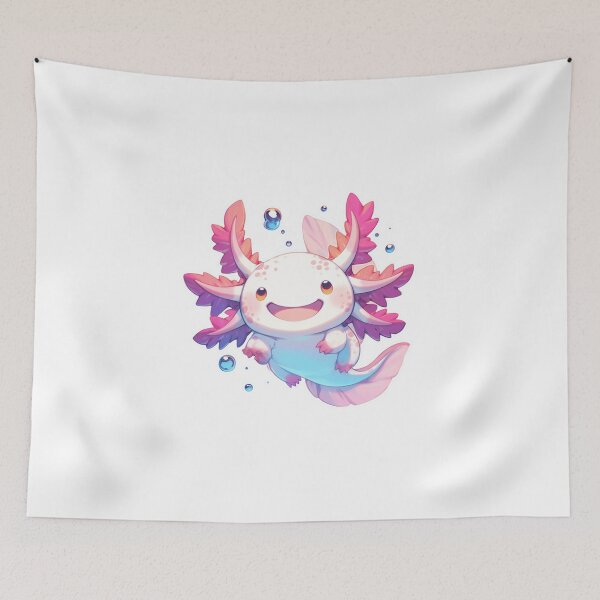 Item preview, Cute happy axolotl designed and sold by SMARTKIT  DESIGNAGENCY.