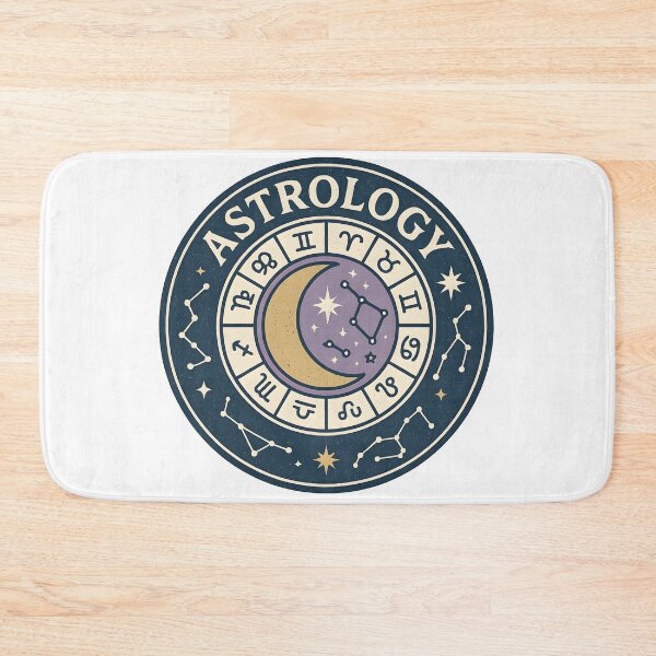 Aperçu de l'œuvre Astrologie vintage – Logo rétro du zodiaque créée et vendue par Dax Studio.