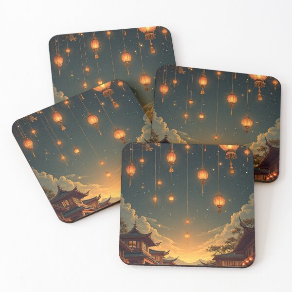 Item preview, Lanterns of the Silent Evening designed and sold by SKINOVAstore.